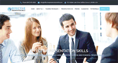 Desktop Screenshot of effectivepresentationskills.com